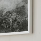 "Respire" - Art Print in Warm Grey by Janie Allen - Frame Close-up