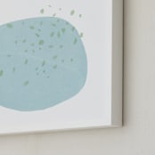 "Moonlight Rain" - Art Print in Moonlight Rain by Hi Uan Kang Haaga - Frame Close-up