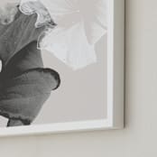 "Refractions" - Art Print in Taupe by Creo Study - Frame Close-up