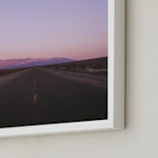 "Desert Valley" - Art Print in Desert Sunset by Kaitlin Rebesco - Frame Close-up