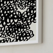 "Black Sheep" - Art Print in Noir by rose lindo - Frame Close-up