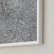 "10,000 Grains" - Art Print in Charcoal by Bryn Wears-Fitipaldi - Frame Close-up