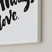"Always Love" - Art Print in Classic by Maria Clarisse - Frame Close-up