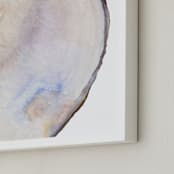 "The Half Shell" - Art Print in Pearl by Kaydi Bishop - Frame Close-up