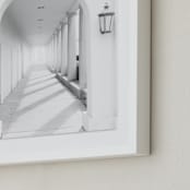"Arches" - Art Print in Column White by Ilze Lucero - Frame Close-up