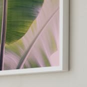 "Tropic" - Art Print in bright green by ALICIA BOCK - Frame Close-up