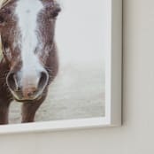 "Ginger Girl" - Art Print in Ginger by Robin Ott - Frame Close-up