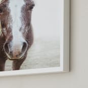 "Ginger Girl" - Art Print in Ginger by Robin Ott - Frame Close-up