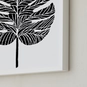 "Living Large" - Art Print in Midnight by Alicia Youngken - Frame Close-up