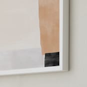 "Journey 01" - Art Print in Desert Brown by WeArt - Frame Close-up