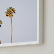 "California Sky" - Art Print in Pastel Blue by Tania Medeiros - Frame Close-up