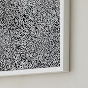 "10,000 Grains" - Art Print in Charcoal by Bryn Wears-Fitipaldi - Frame Close-up