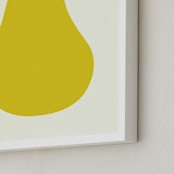 "Heirloom Pear" - Art Print in Danjou by Alexandra Stafford - Frame Close-up