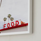 "Zuma Beach Malibu No. 7" - Art Print in Color by Kamala Nahas - Frame Close-up