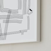 "Path of Life" - Art Print in Blackest Ink by Kisco Print Shop - Frame Close-up