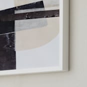 "Last Tuesday" - Art Print in Sand by Jennifer Daily - Frame Close-up