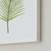 "I'm Frond of You No. 2" - Art Print in Palm Green by Andi Pahl - Frame Close-up