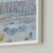 "White Woods" - Art Print in White Woods by Sarah Fitzgerald - Frame Close-up