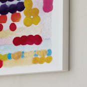 "What you want" - Art Print in Magenta by HAPI ART - Frame Close-up