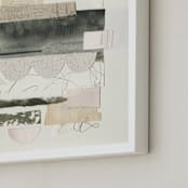 "Reflected" - Art Print in Beige by Lorent and Leif - Frame Close-up