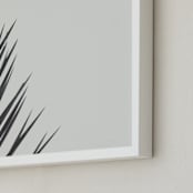 "One" - Art Print in Charcoal by Stacy Cooke - Frame Close-up