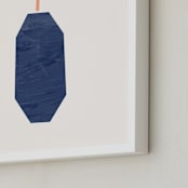 "Modern Vase #2" - Art Print in Blush by Field and Sky - Frame Close-up