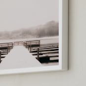 "Solitude" - Art Print in Mist by Robin Ott - Frame Close-up
