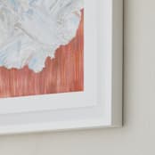 "Ohio in Paint" - Art Print in Ohio Blue by Denise Wong - Frame Close-up