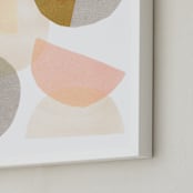 "Shifting" - Art Print in Blush by Kelly Nasuta - Frame Close-up