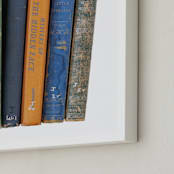 "Vintage Books" - Art Print in Vintage by Sheila Corcoran - Frame Close-up