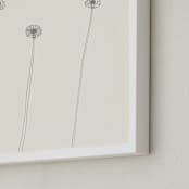 "Dandelions" - Art Print in Ivory by Jorey Hurley - Frame Close-up