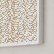 "The Rapids" - Art Print in Gold by rose lindo - Frame Close-up