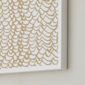 "The Rapids" - Art Print in Gold by rose lindo - Frame Close-up