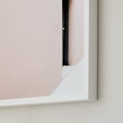 "Hidden Paths" - Art Print in Blush by Kaitie Bryant - Frame Close-up