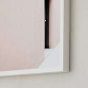 "Hidden Paths" - Art Print in Blush by Kaitie Bryant - Frame Close-up