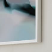 "ghost" - Art Print in Grey by Lori Wemple - Frame Close-up