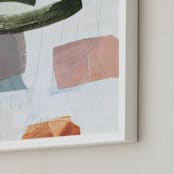 "Monuments 2" - Art Print in Desert Sunset by Jennifer Daily - Frame Close-up