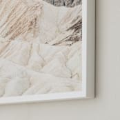 "White Canyon" - Art Print in Sand by Kamala Nahas - Frame Close-up