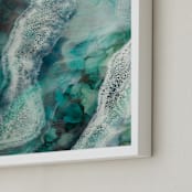 "Flow Through Me" - Art Print in Flow by Debi Perkins - Frame Close-up