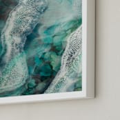 "Flow Through Me" - Art Print in Flow by Debi Perkins - Frame Close-up