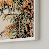 "Tropic Summer" - Art Print in Green by ALICIA BOCK - Frame Close-up