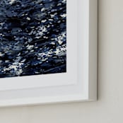 "Sierra Sky" - Art Print in Deep Navy by Katie Craig - Frame Close-up