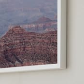 "Grand Canyon Blush" - Art Print in Blush by Kamala Nahas - Frame Close-up