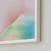 "Lune" - Art Print in Moon by Lori Wemple - Frame Close-up