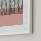 "Color Streak" - Art Print in Dusty Rose by Kiersten Garner - Frame Close-up