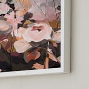 "Splendor" - Art Print in Rose Gold by Jess Franks - Frame Close-up