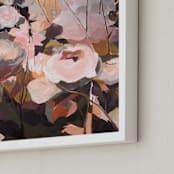 "Splendor" - Art Print in Rose Gold by Jess Franks - Frame Close-up