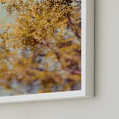 "Bohemian Spring" - Art Print in Light Blue by ALICIA BOCK - Frame Close-up