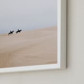 "Journey" - Art Print in light blue by Cade Cahalan - Frame Close-up