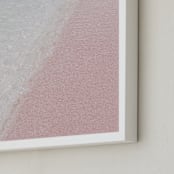 "Take me to the Water" - Art Print in Light Pink by Katie Doherty - Frame Close-up